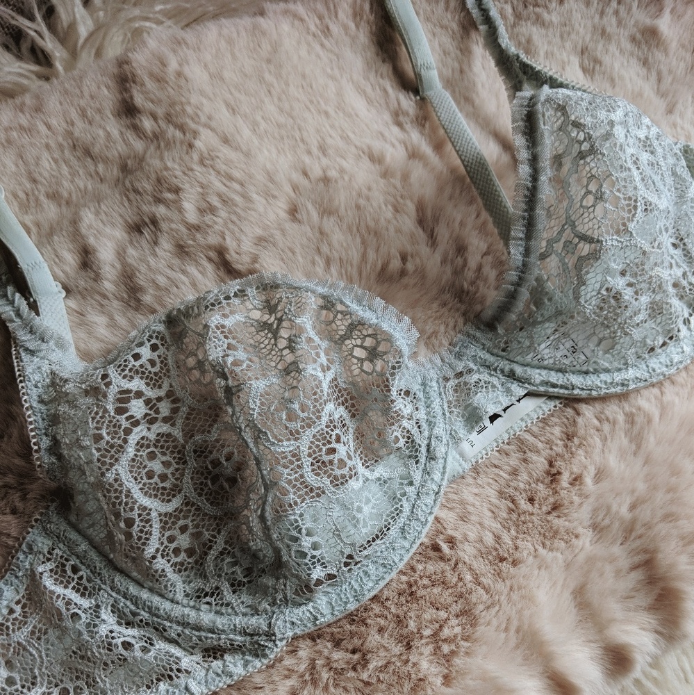 Baby Blue Lace Princesse Bra
